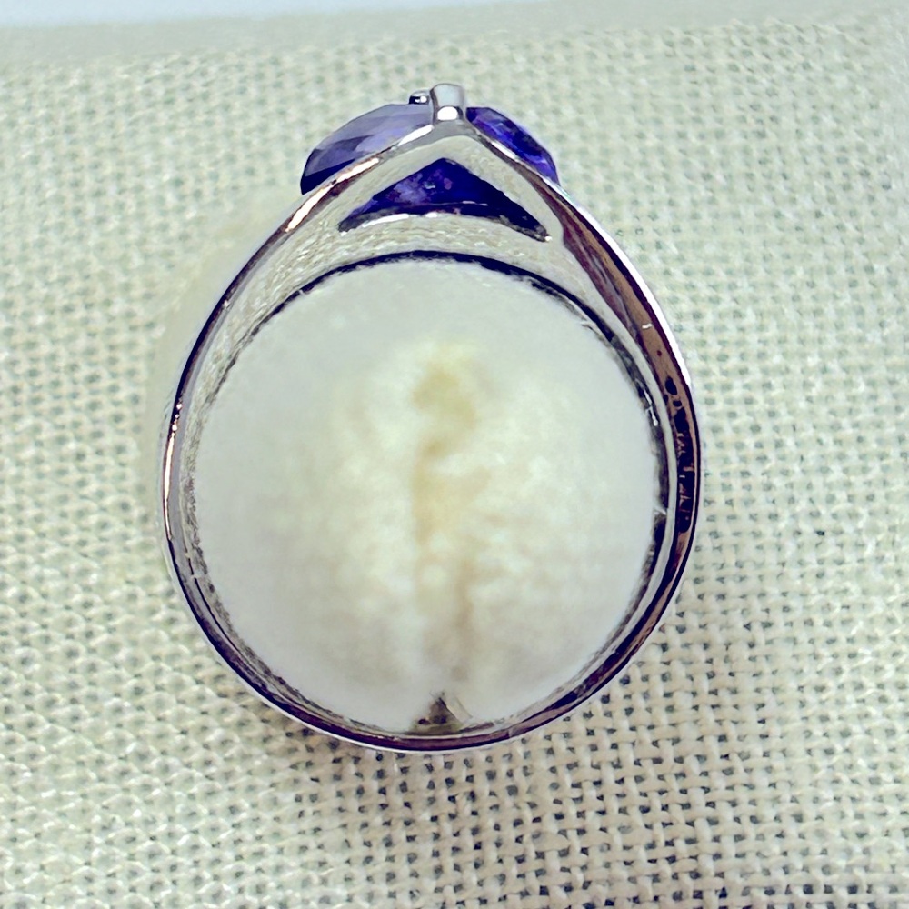 Stunning Amethyst 18k GE SRC Size 7 - Picture 8 of 10
